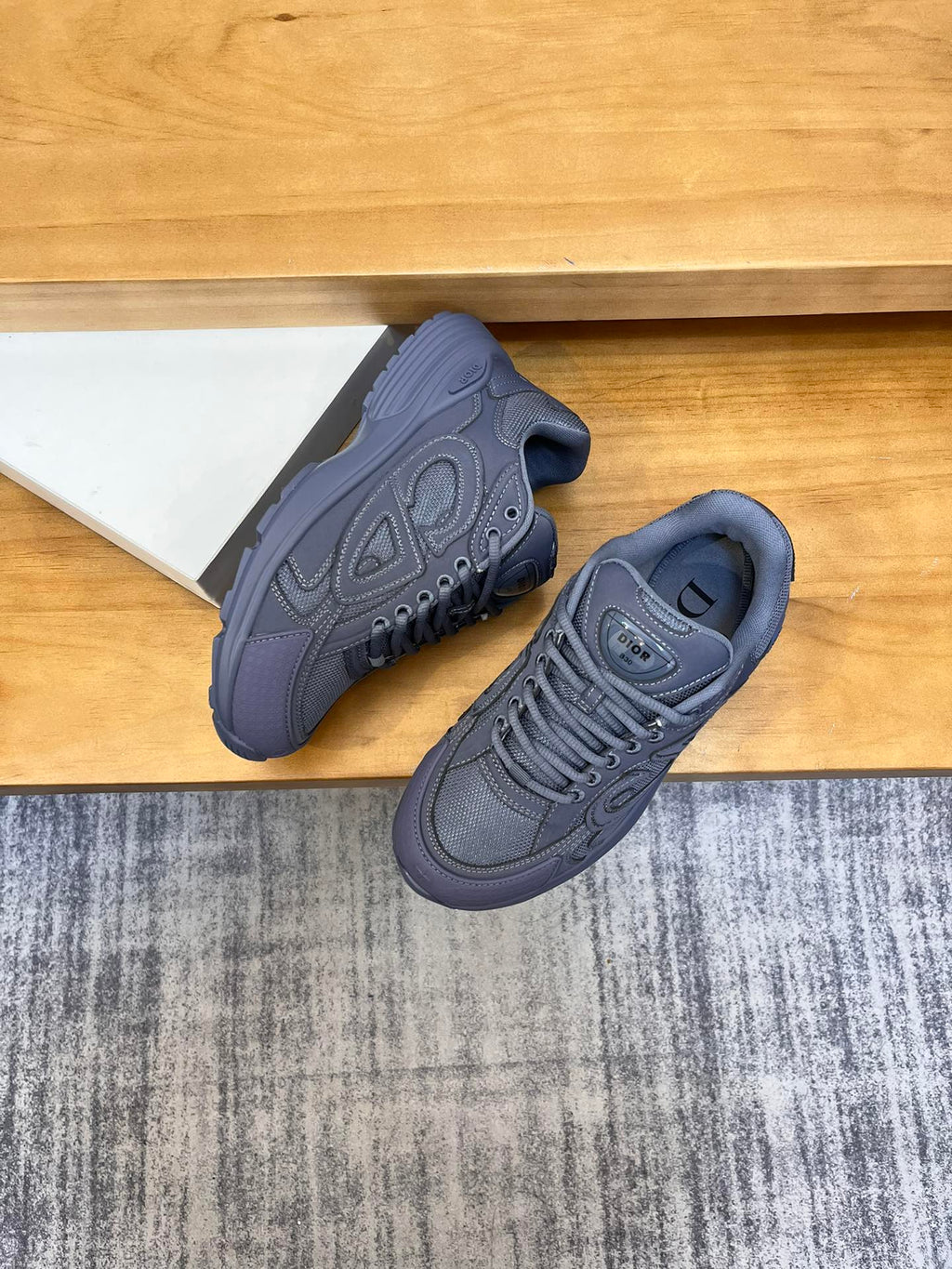 ** B30 Co-Branded Sports Sneakers - Italian Cowhide & Mesh

**