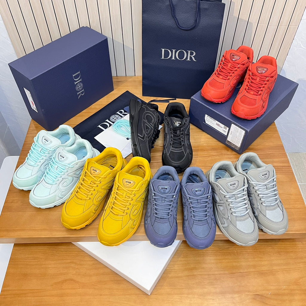 ** B30 Co-Branded Sports Sneakers - Italian Cowhide & Mesh

**