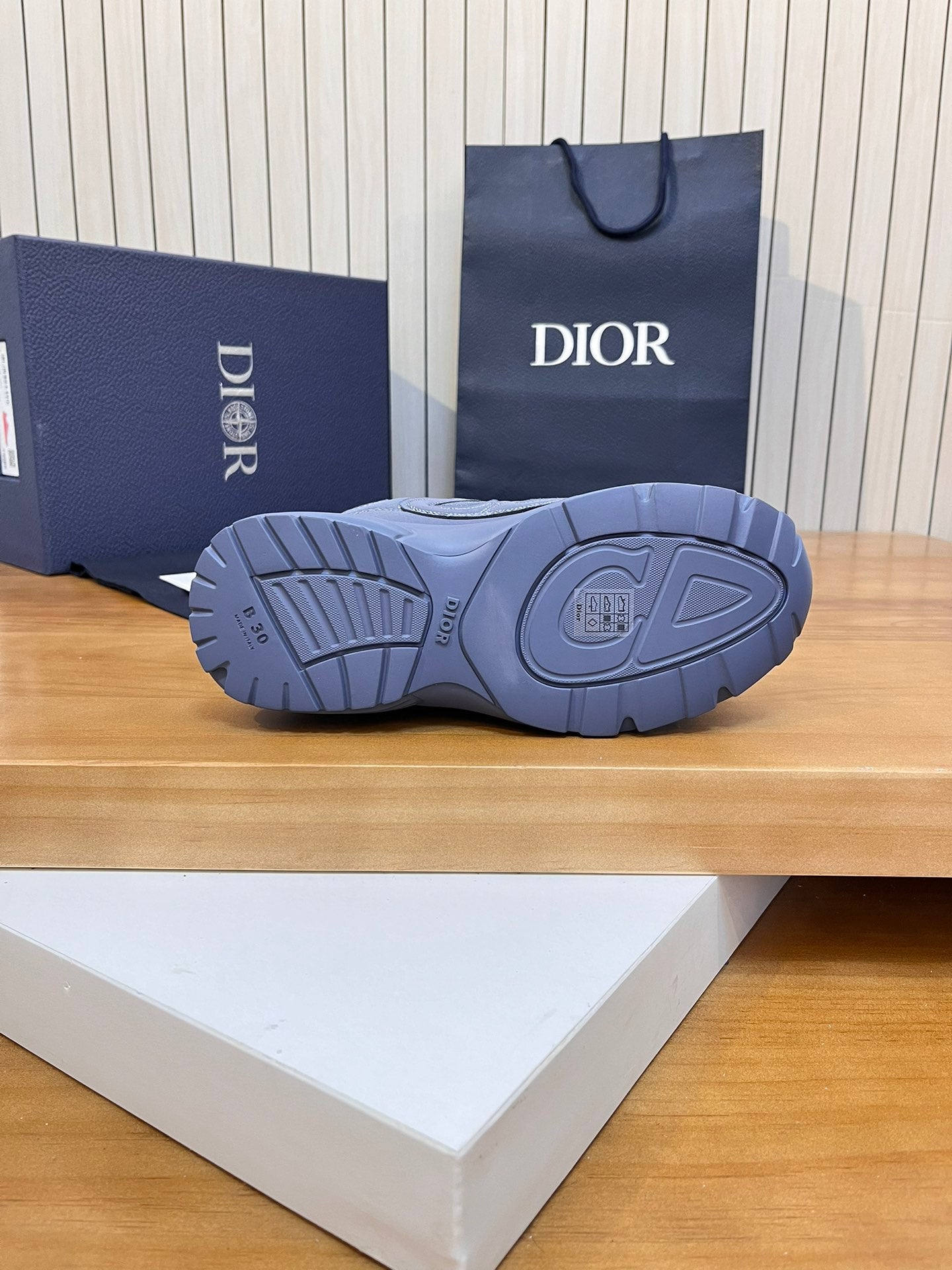 ** B30 Co-Branded Sports Sneakers - Italian Cowhide & Mesh

**