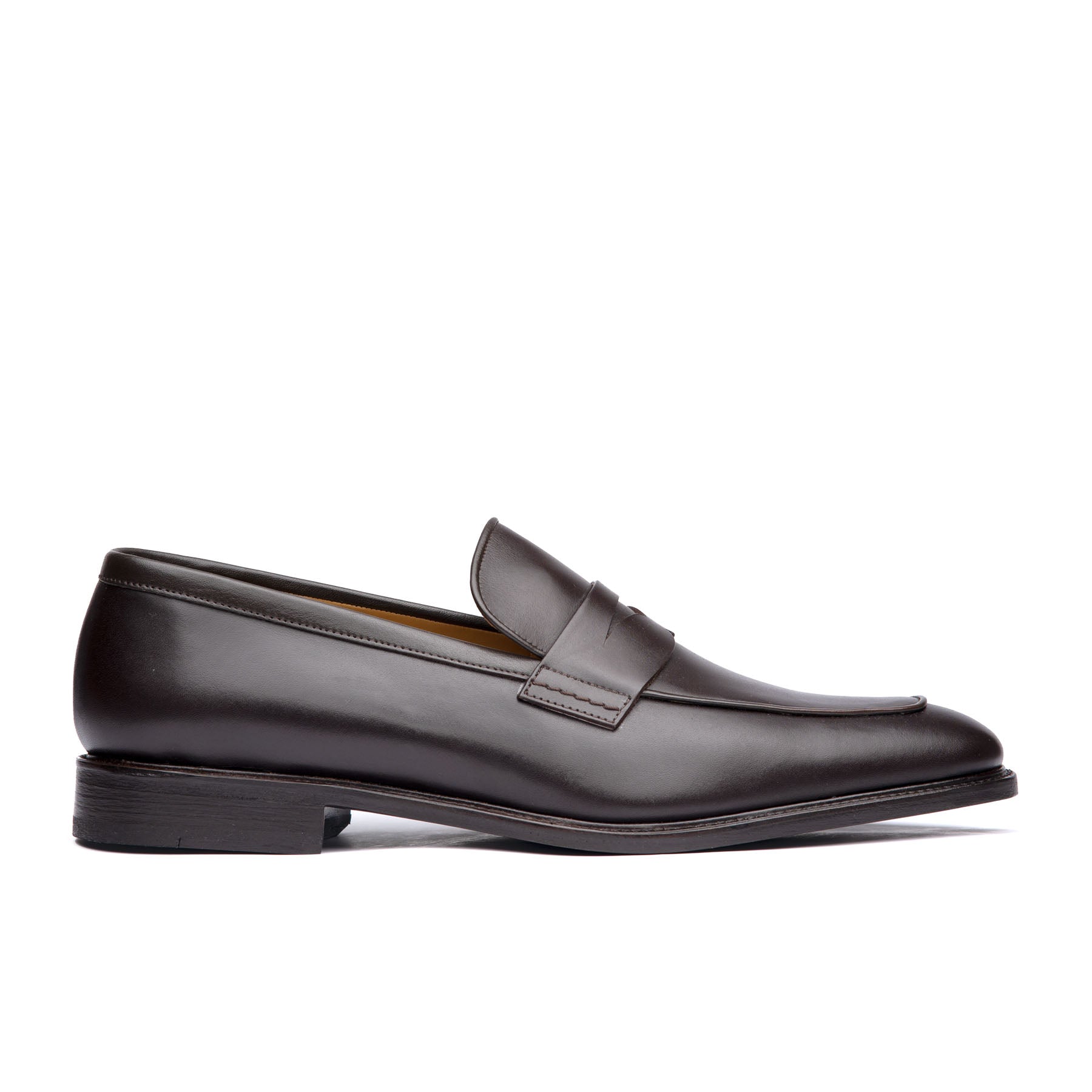 Brown mens loafers with leather sole goes with every outfit style